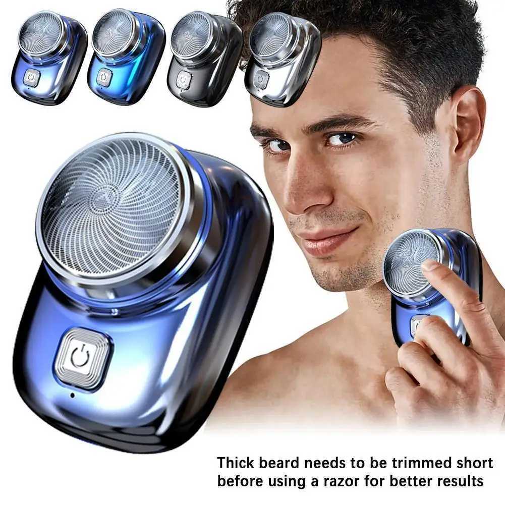 USB Rechargeable Mini-Shave Pocket Size Portable Electric Shaver Razor For Men W250625