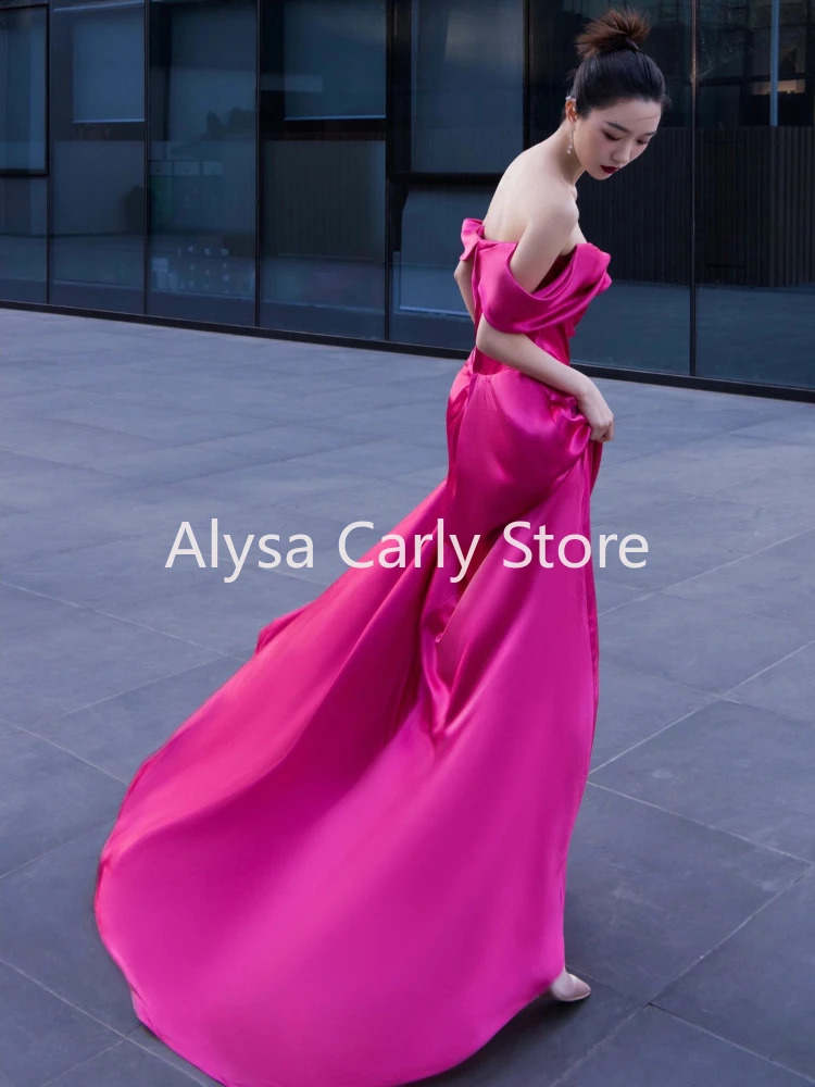 Wedding Elegant Party Dresses for Women Autumn Casual Evening Korean Style Midi Dress Female Slash Neck Vintage Dresses 240726
