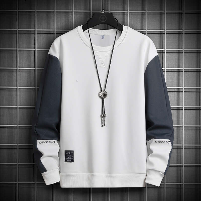 Sweatshirt for Men in Spring 2024, Base Shirt, Round Neck Sweatshirt, New Korean Version, Loose Long Sleeved T-shirt, Men's Style Hoody Season Ho