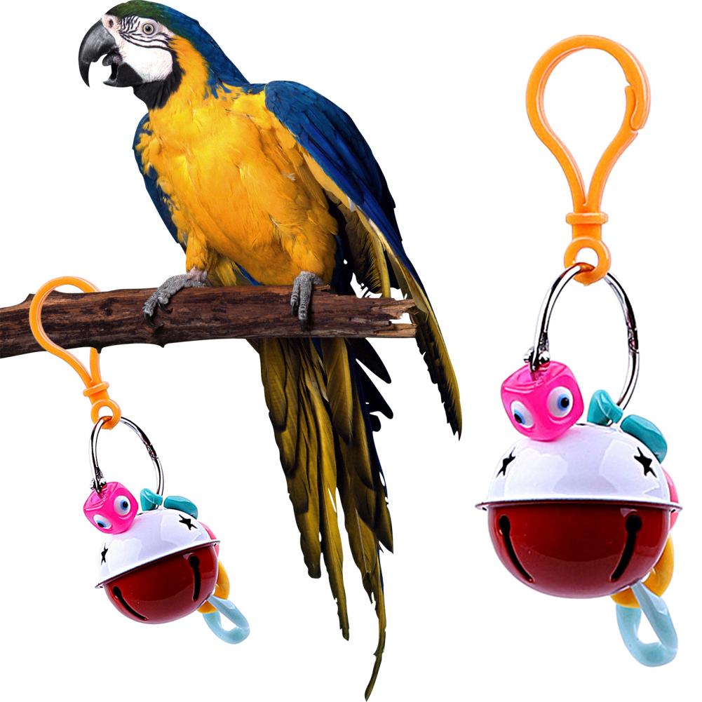 2025 new Bird Scratch-resistant Bite-Resistant Anti-broken Fade-less Lanyard Grinding Mouth Crisp Bell Round Ring Parrot T