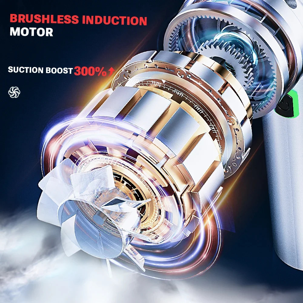 SZUK 985000PA Car Vacuum Cleaner Wireless Mini Handheld Portable Powerful Cleaning Machine Vacuum Cleaner for Car and Home 240718