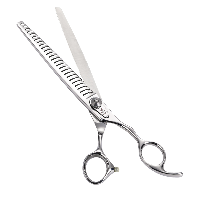 Fenice Professional 8 inch 26 teeth Dog Scissors Pet Grooming Scissors Thinning Shears Animal Haircut Supplier
