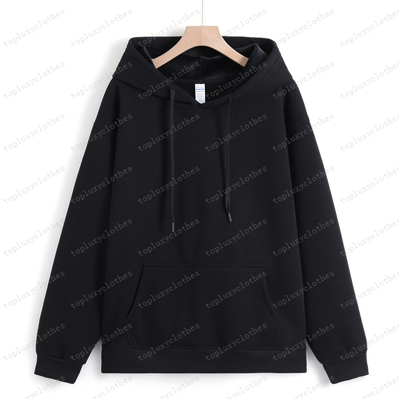 Hoodie men's and women's winter warm hooded long sleeved street wear pullover sweatshirt loose hooded pullover