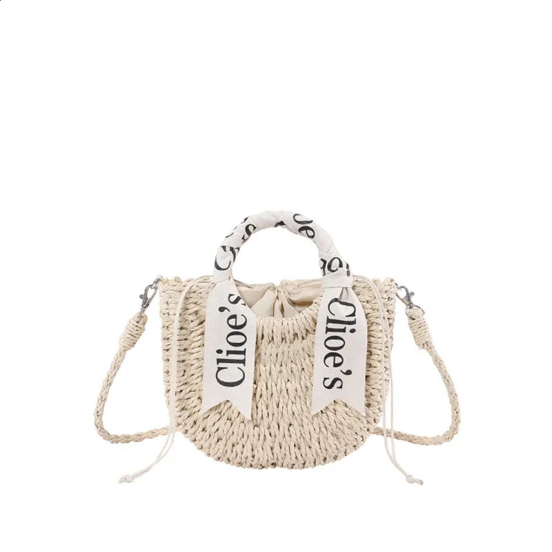 holiday straw woven bag handbag beach cross-body bag purses and handbags 240726