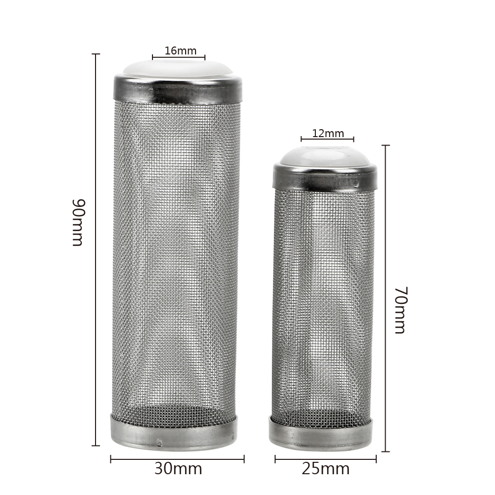 Special Shrimp Cylinder Filter Shrimp Net Aquarium Accessories Stainless Steel Filter Inflow Inlet Protect S/L Size