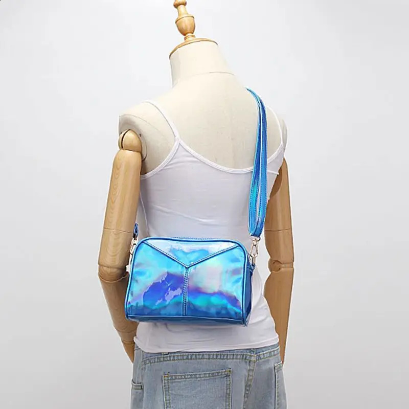Women Shoulder Bags Leather Holographic Evening Handbags Hobo Messenger Crossbod 240725ZYl