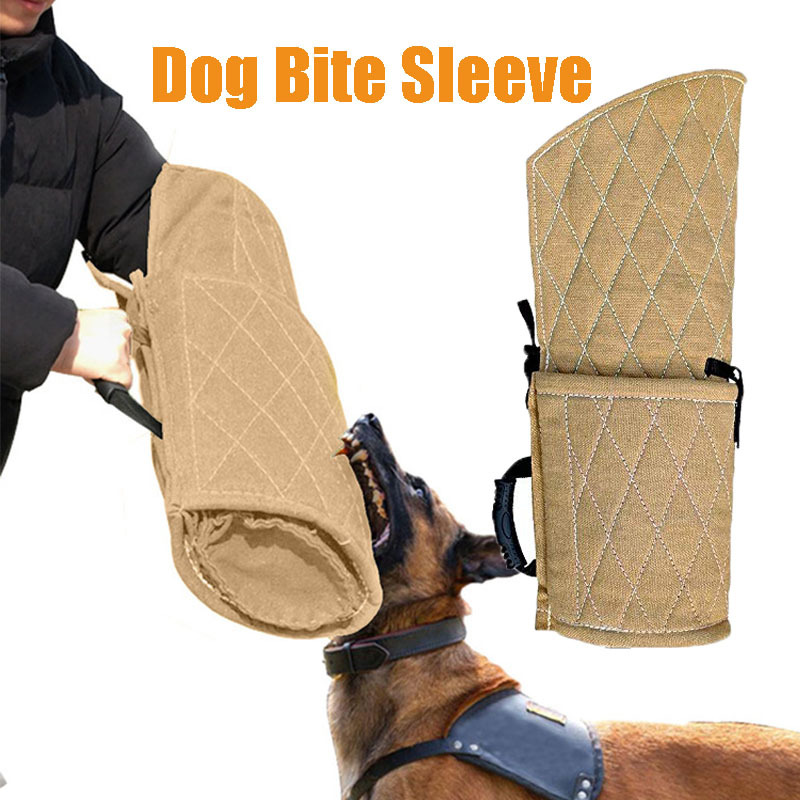 Wear-resistant protection dog biting sleeves,dog bite jute tug sleeve toy,pet training cushion for medium and large dogs