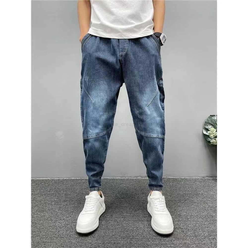 Spring Summer Cargo Jeans Men Streetwear Denim Jogger Pants Men Baggy Harem Jean Trousers pantalones hombre y2k streetwear Z240912