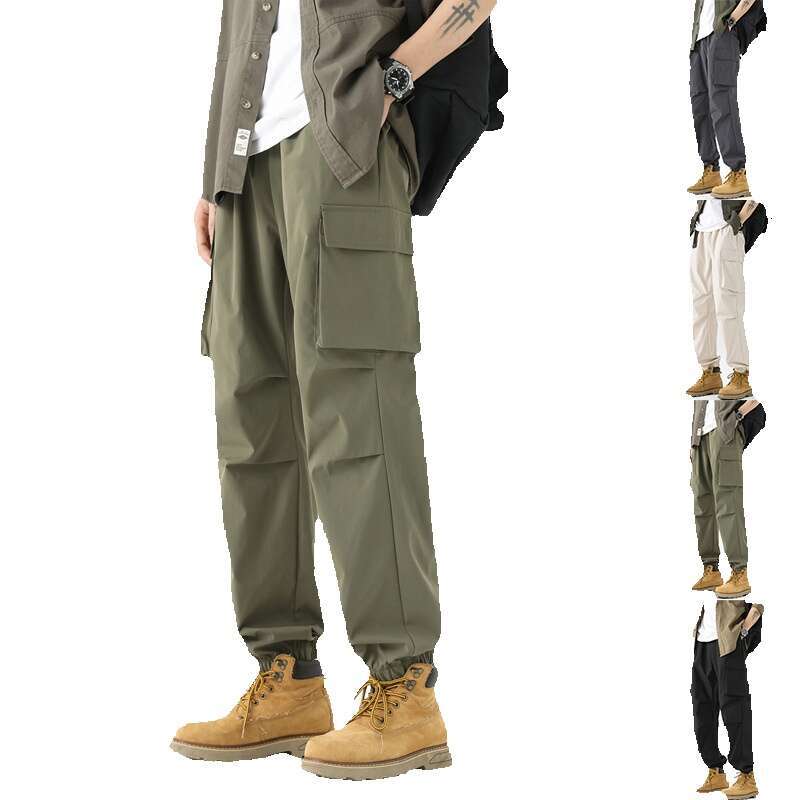 Charge for Mens Spring Autumn 2024 New Loose Straight Tube Work Windproof and Waterproof Sports Casual Pants Jeans for Pregnant Women and Sweat Pants 