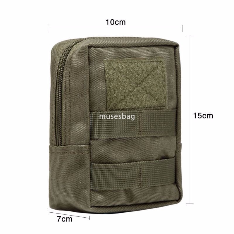 Explosive Outdoor Tactics molle Medical Kit EDC Commuter Kit Accessory Bag Army Fan phone bag