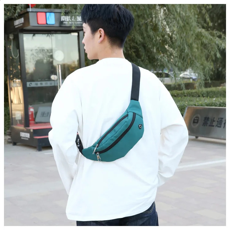 Travel Women Men Male Waist Bag Pack Casual Functional Belt Shoulder Sports Pouch Phone Money Chest Fanny Hip 240830Z