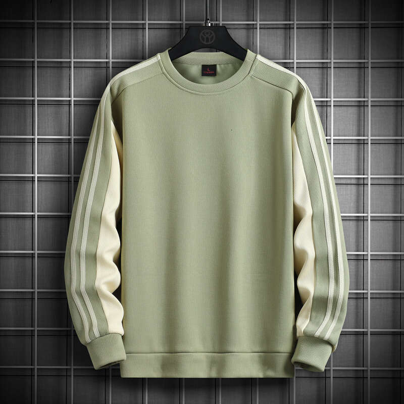 Men's 2024 Spring New Versatile Long Sleeved T-shirt Pullover Round Neck Hoodie Men's Base Shirt Large Size Sweet Outstanding Sweatshirt Wom