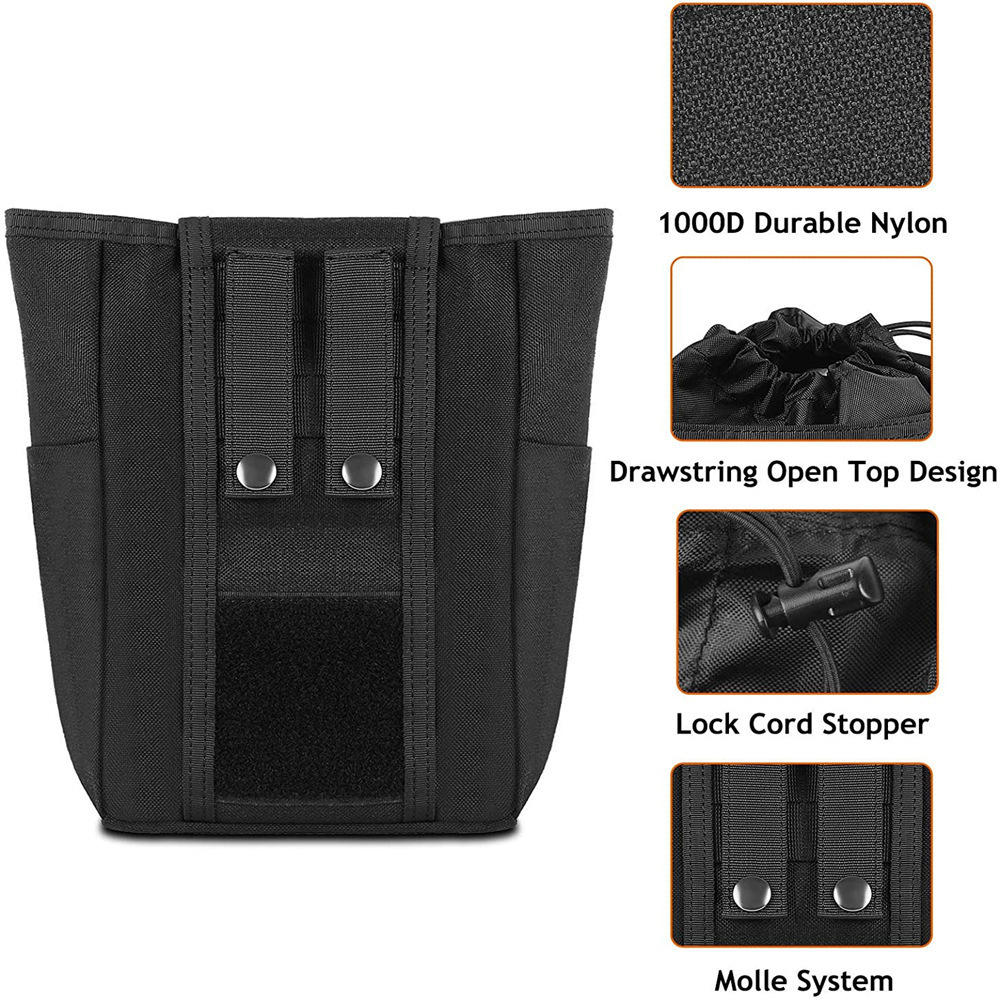 Outdoor new folding recycling emergency first aid kit tactical multi-functional debris storage bag site Fanny pack
