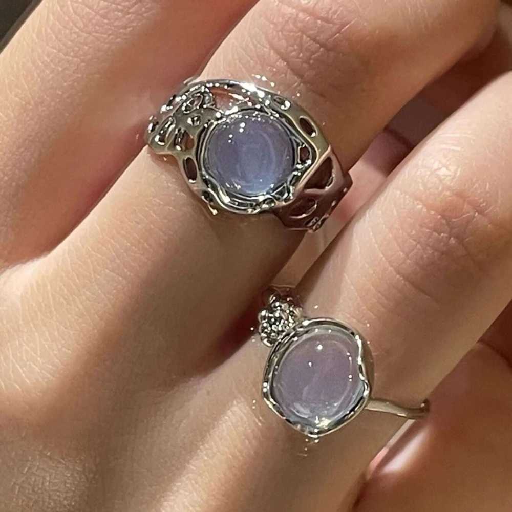 1-3 pieces of womens simple rings adjustable minimalist exquisite fashionable retro star rhinestone rings zircon jewelry accessories W240802