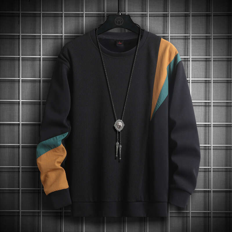 Sweatshirt 2024 Autumn New Item Light Luxury Korean Version Casual Cotton Base Shirt Versatile Men's Long Sleeved T-shirt Hoodies for Men Designe
