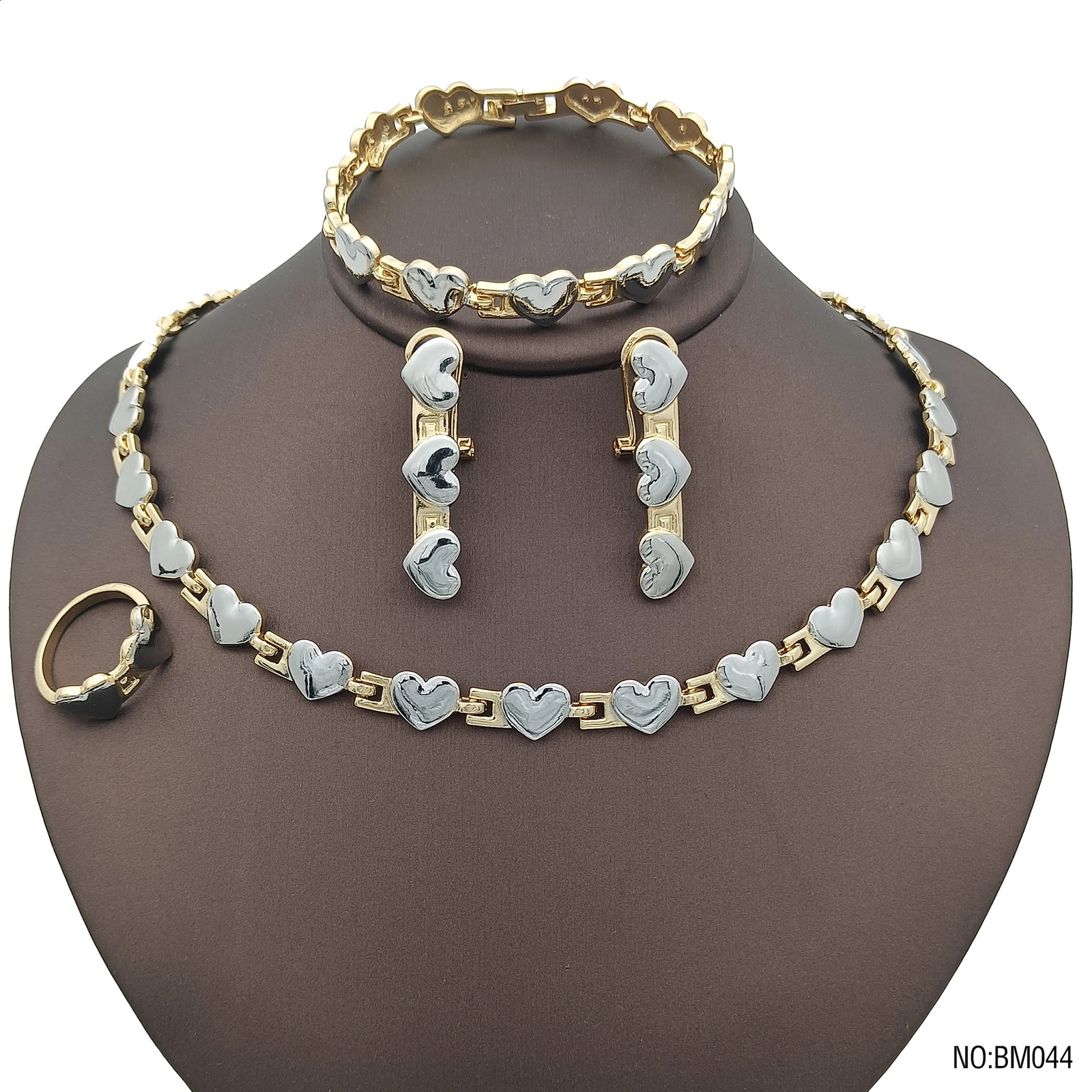 Italian Brazilian Jewelry Set For Women Wedding Jewellery Thin Chain Daily Wear Bride Women Accessories Gifts 240718