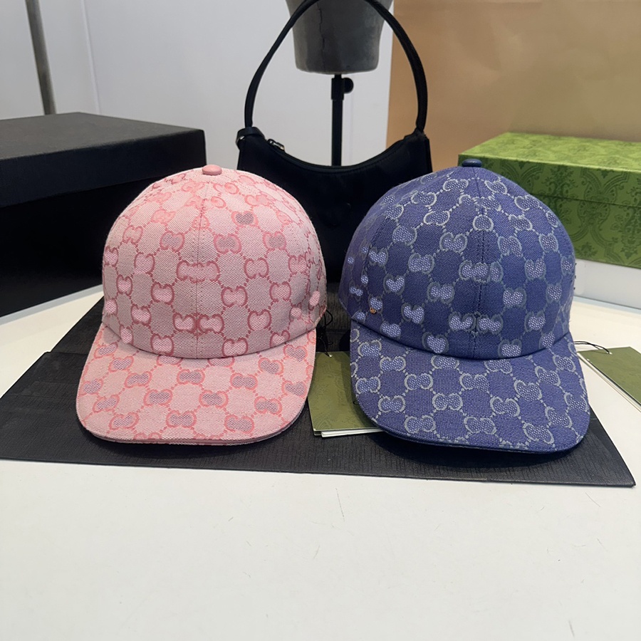 Designer Ball Caps Fashion Hat for Man Woman Baseball Cap Breathable Hats Pink Blue Color W73U