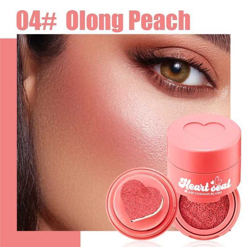Soft Sponge Heart Stamp B Cushion Ber Liquid Cheek Rouge Tint Nourishing Natural Makeup Brightening ComplexionXJ241225