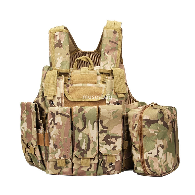 Ghost outdoor camouflage multi-functional tactical vest CS tactical vest vest manufacturers supply stock