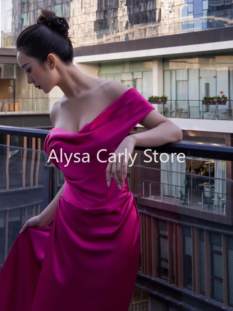 Wedding Elegant Party Dresses for Women Autumn Casual Evening Korean Style Midi Dress Female Slash Neck Vintage Dresses 240726