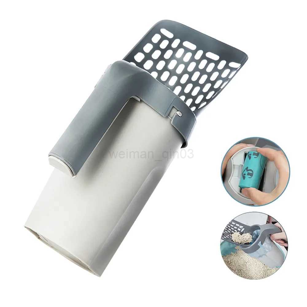 Cat Litter Shovel Scoop For Pet Filter Clean Toilet Garbage Picker Cat Supplies Accessory Cat Litter Box Self CleaningCL240726