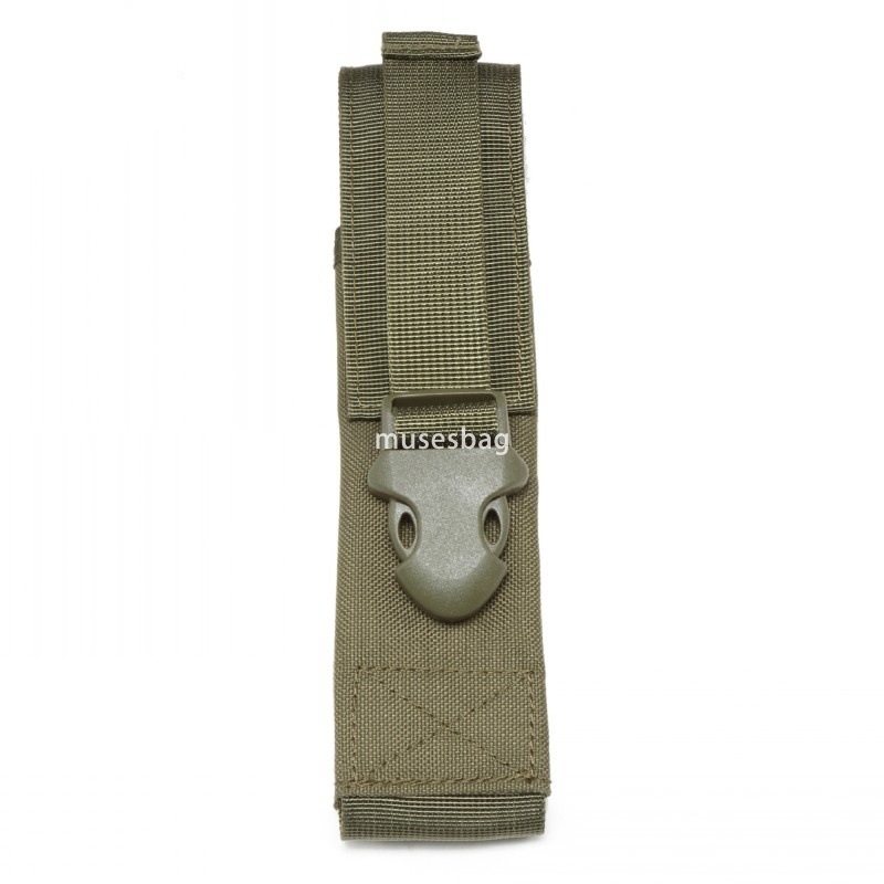 Outdoor tactical Flashlight bag Multi-function stick case MP5 Storage bag MOLLE Fan kit attached