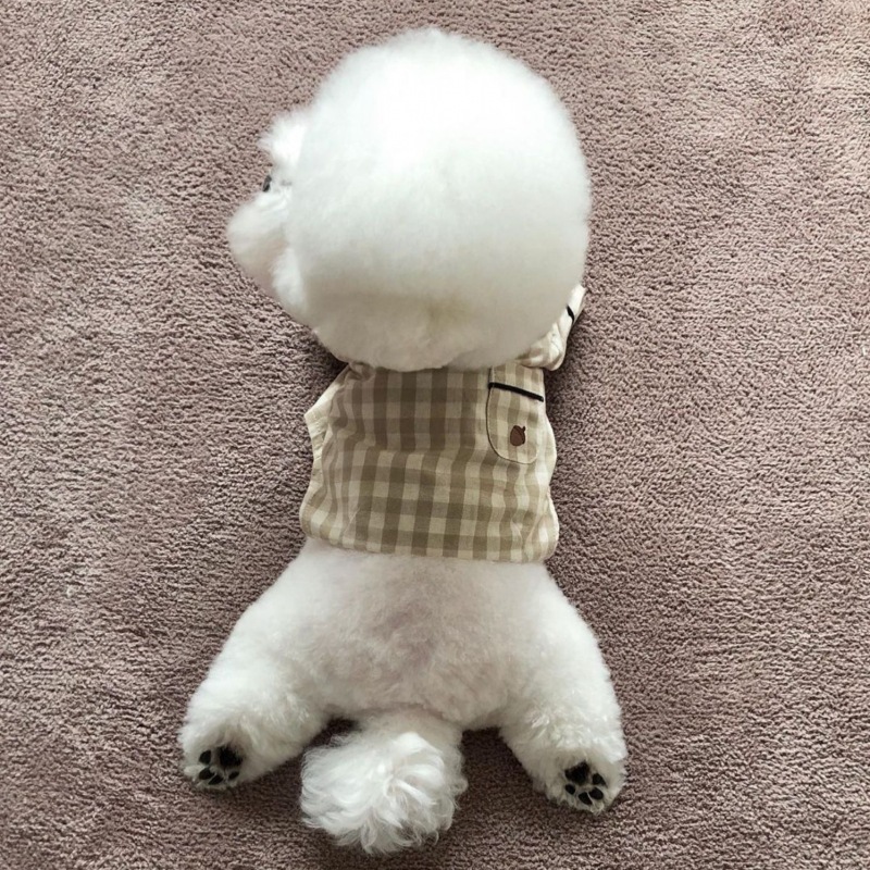 Spot Korean pet puppienal kitten dog Pet Dog Pajamas Comfortable Shirt for teddy Barnari Skunari Belomyosawa dog clothing