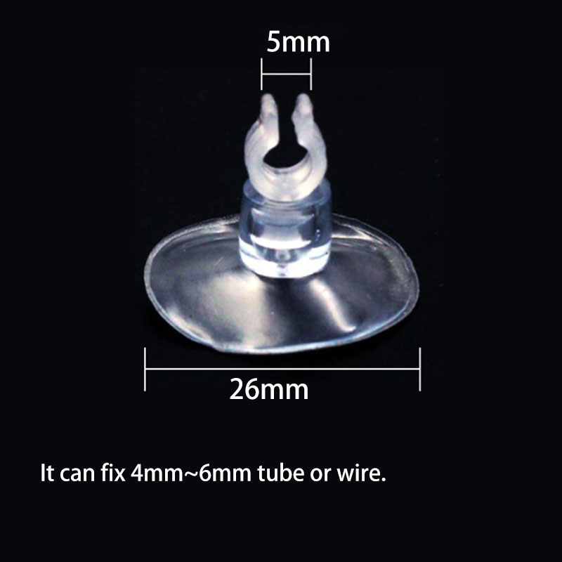 10Pcs/set Suction Cups For Aquarium Air Tube Holder Sucker for Fish Tank Air Line Oxygen Tube Hose Pump Aquarium supplies