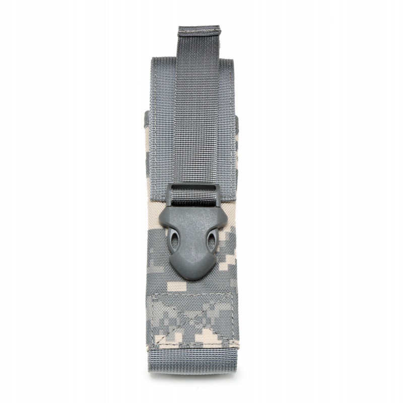 Outdoor tactical Flashlight bag Multi-function stick case MP5 Storage bag MOLLE Fan kit attached