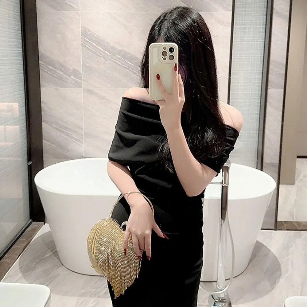 Tassel Evening Bag Elegant Heart-shaped Rhinestone Decorative Dinner Bag Handbags Wedding Party 240726