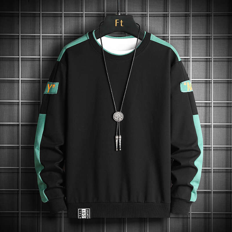 2024 Spring New Long Sleeve T-shirt Ins Korean Edition Hoodie Bottom Shirt Casual Loose Top Men's Wear Y2k Pink Desinger Hoodie Zip Up Hoodie Men