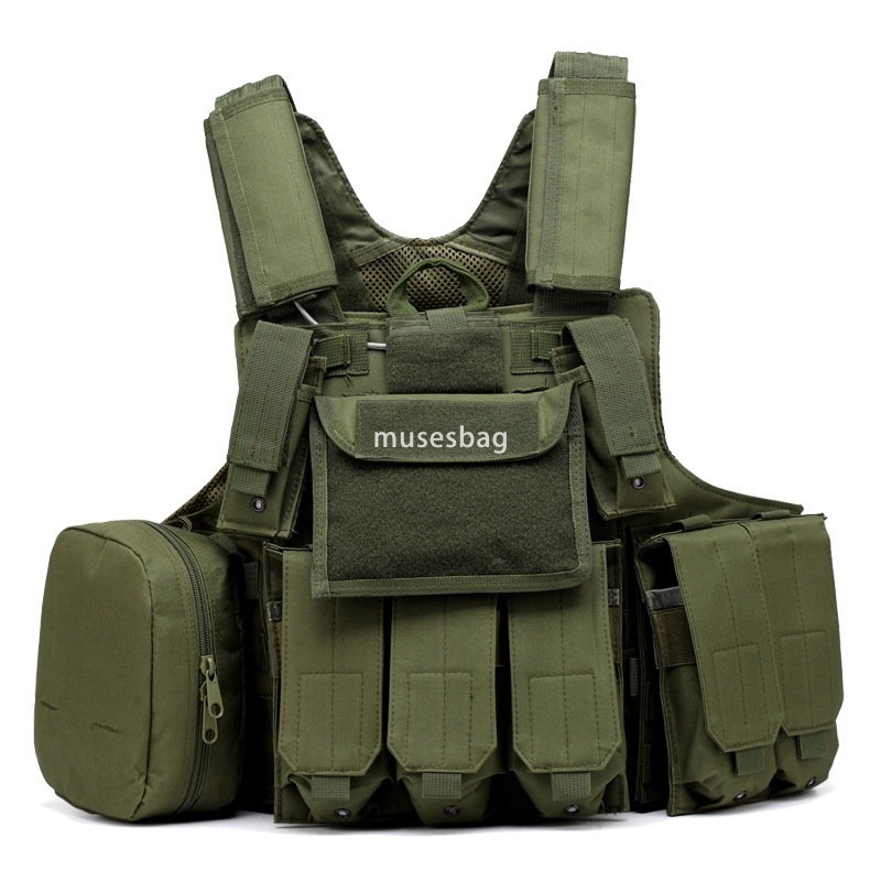 Ghost outdoor camouflage multi-functional tactical vest CS tactical vest vest manufacturers supply stock