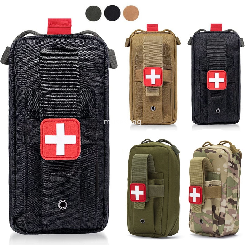 Tactical Medical kit Outdoor Camouflage accessory Bag Portable First Aid kit Multi-functional accessory Fanny Pack Military fan hanging bag