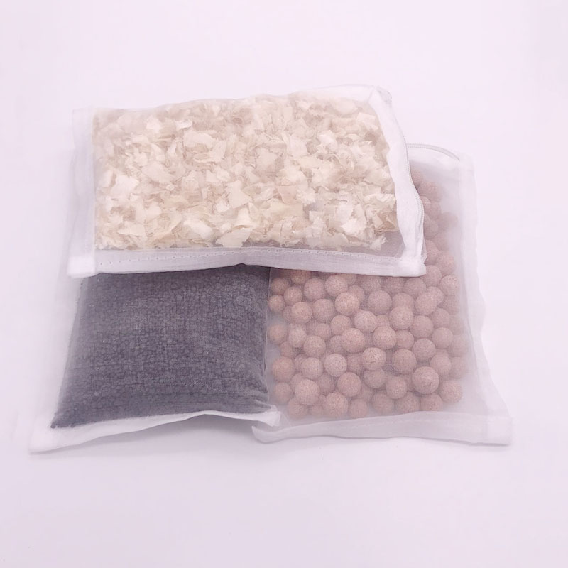 Fine Hole 5Pcs Filter Net Bag Mesh Bag Acquarium Pond For Bio Ball Carbon Media Functional Aquarium Fish Tank Isolation Bag