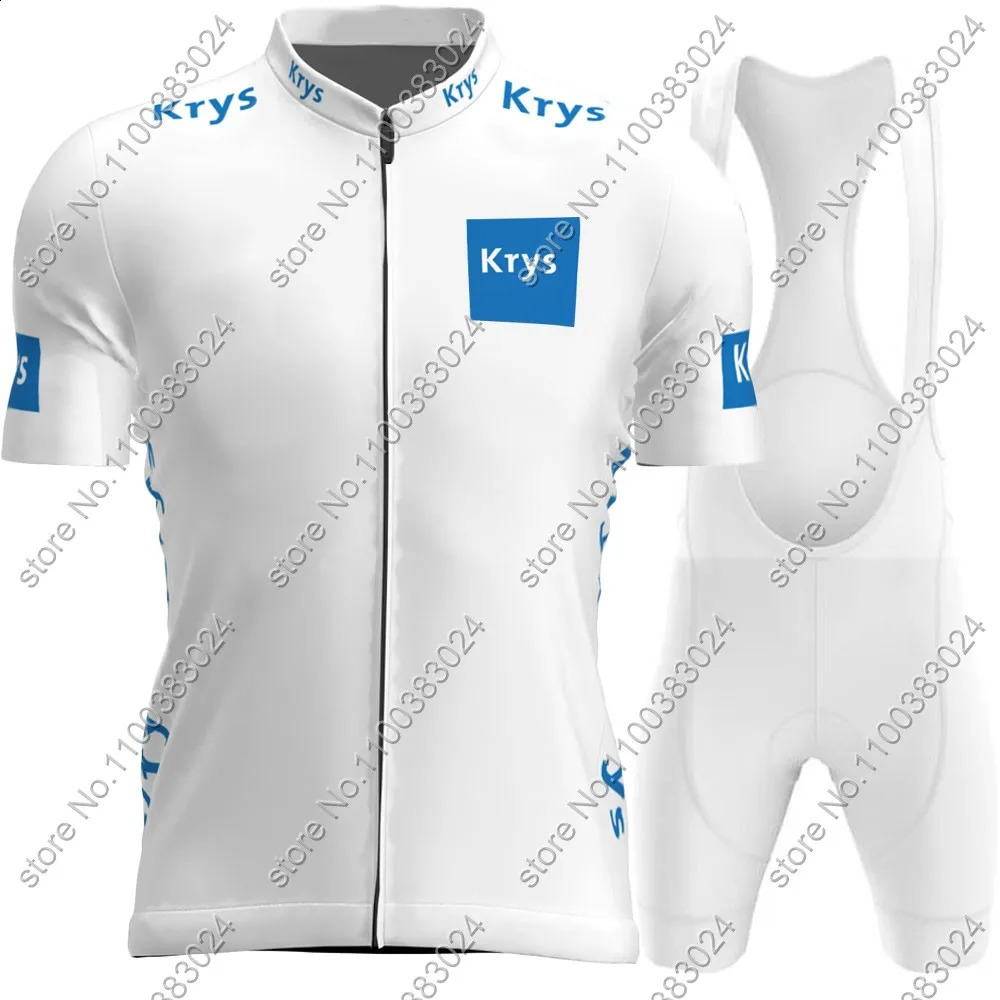 France Tour Cycling Jersey TDF Set Men Green Yellow Polka Dot Short Clothing Road Bike Shirts Suit Bicycle Bib Shorts Ropa 240716