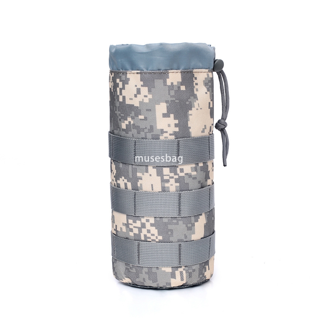 Outdoor net kettle bag Tactical kettle bag Multi-functional mountain riding camouflage accessories Fanny pack hanging bag