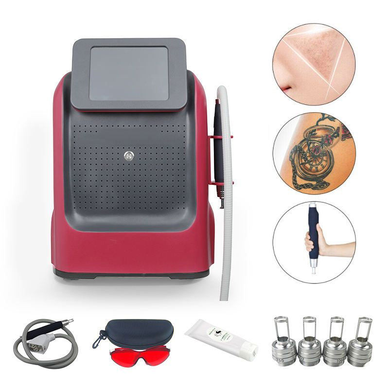 Scars Marks Removal Laser Nd Yag Q-switch Picosecond Tattoo Remove Skin Rejuvenation Age Spots Removing 1064 532 1320nm Carbon Peeling Machine