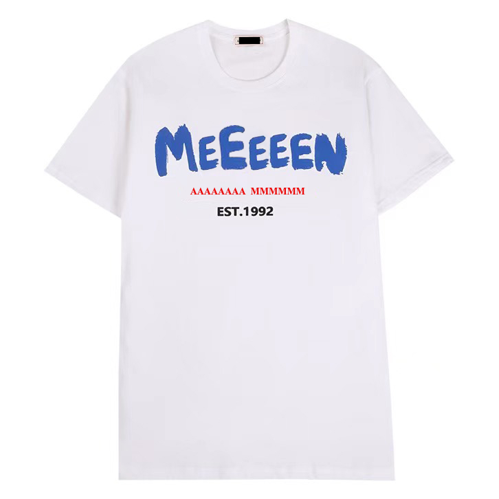 Famous Mens High Quality T Shirt Letter Print Round Neck Short Sleeve Black White Fashion Men Women High Quality Tees PLUS SIZE 4XL 5XL 6XL 7 XL 8 XL