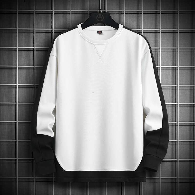 Long Sleeved Hoodie Men's 2024 Autumn Winter New Round Neck Loose and Versatile Korean Version Base Coat Jacket Trendy Brand Mens Designer Hoodie