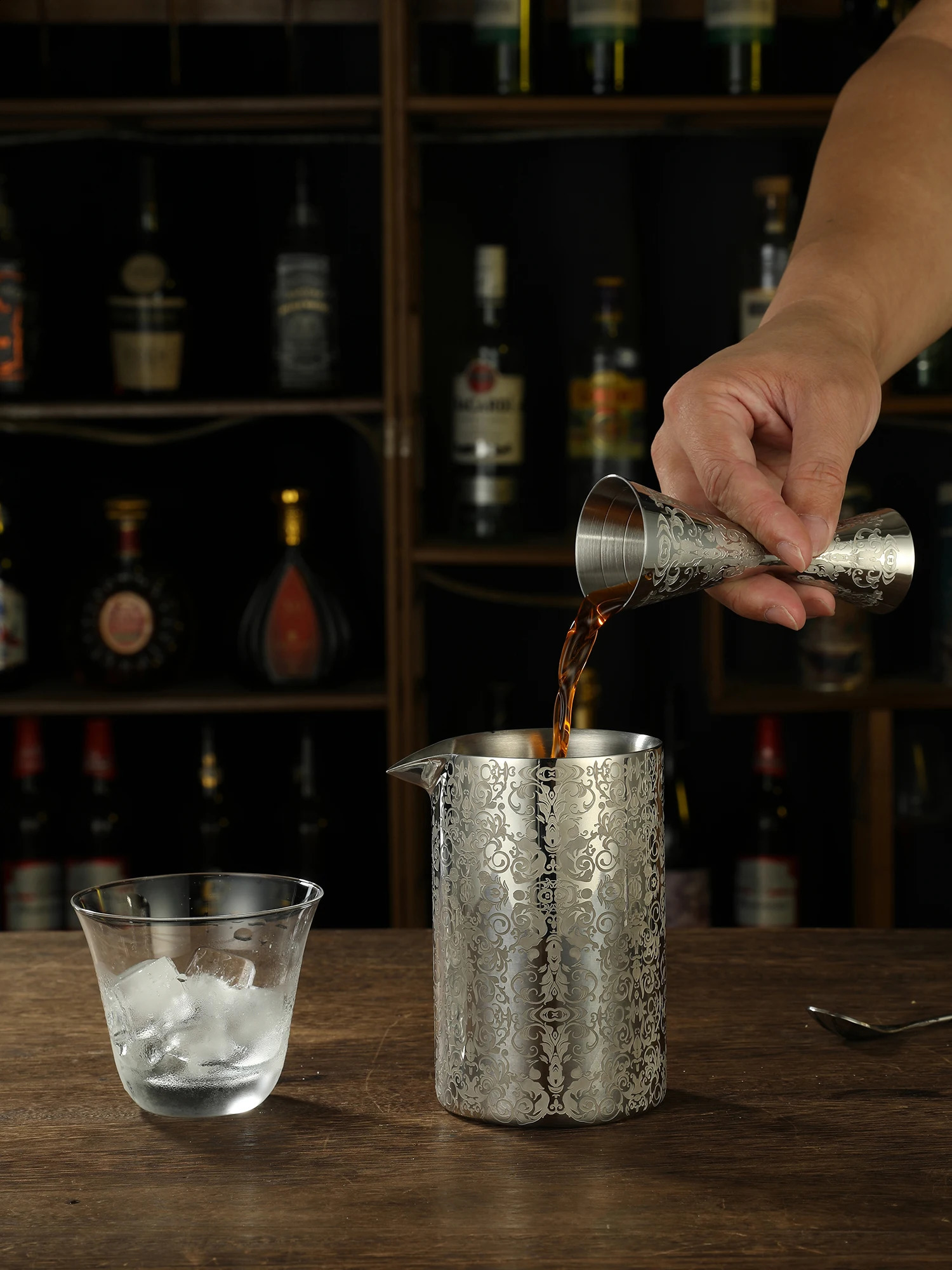 Japanese-Style Jigger Double Cocktail Jigger Bar Measures Bar Tools 30/60ml30/45ml 240726