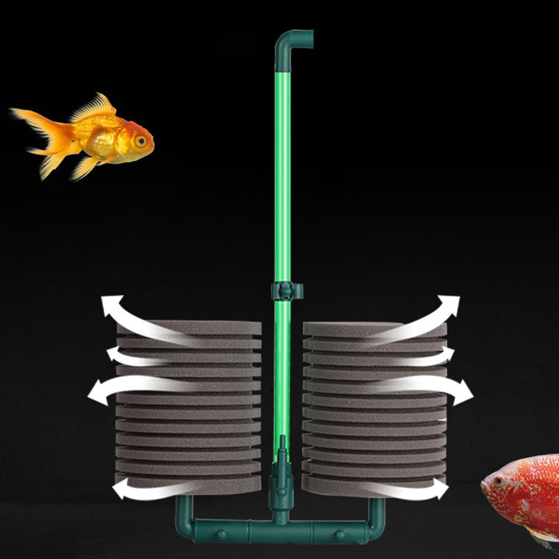 Large Size Bio Sponge Filter Aquarium Fish Tank Shrimp Pond Air Pump Biochemical Filtration Noiseless Foam aquarium accessories