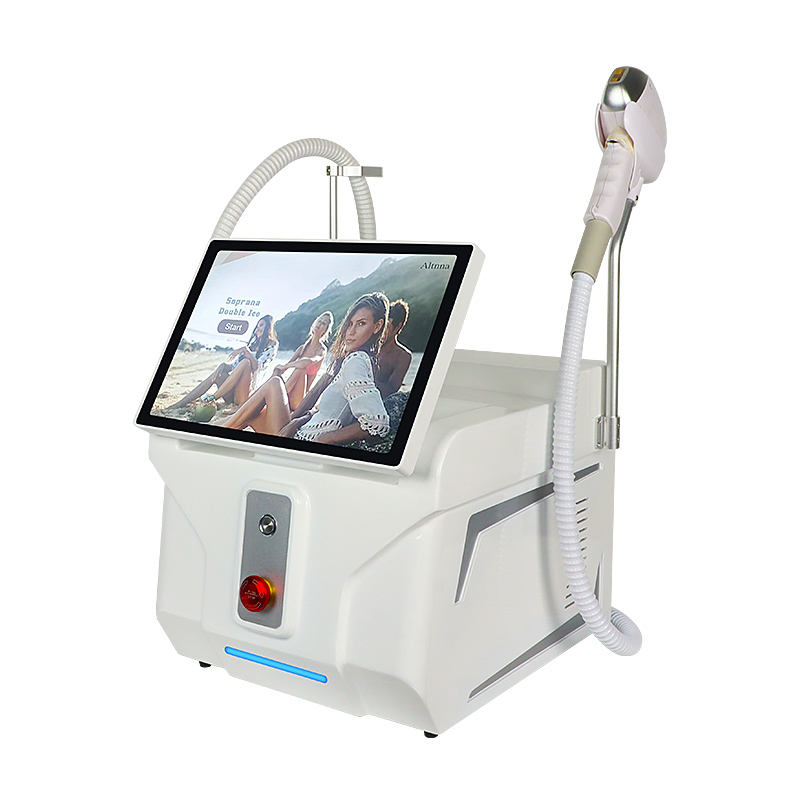 New 808 Diode + Pico Hair Removal Freezing Point System Painless Skin Rejuvenation Diode Laser + Nd Yag Picosecond Laser Tattoo Removal Anti-pigment M