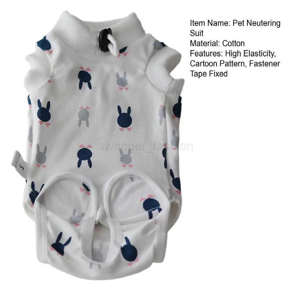 Pet Neutering Suit High Elasticity Pet Sterilization Suit Buckle Adjustable Pet Puppy Dog Surgical Recovery Clothes Pet SuppliesB270726
