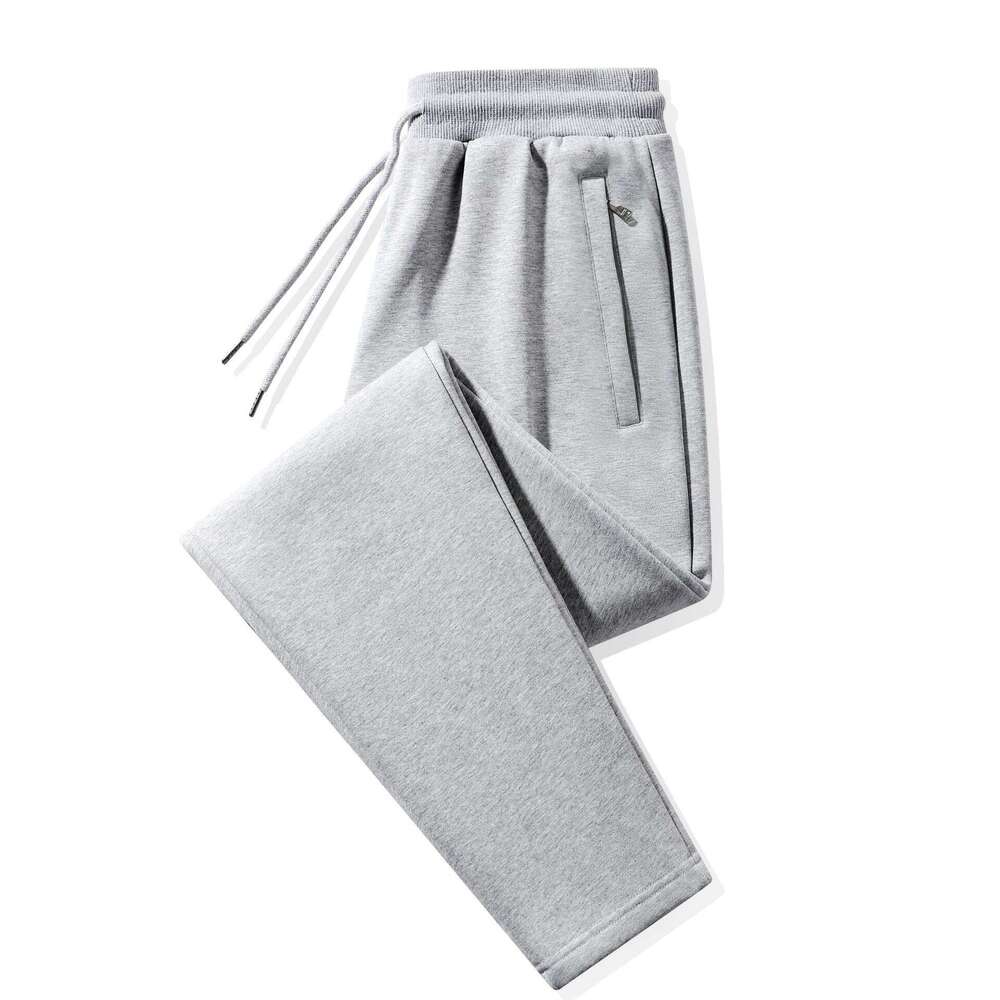 New Pure Cotton Sports for Mens Casual 2024 Spring/summer Fat Up Plus Size Loose Straight Leg Guard Pants Half Pants for Men Waterproof Trousers Man