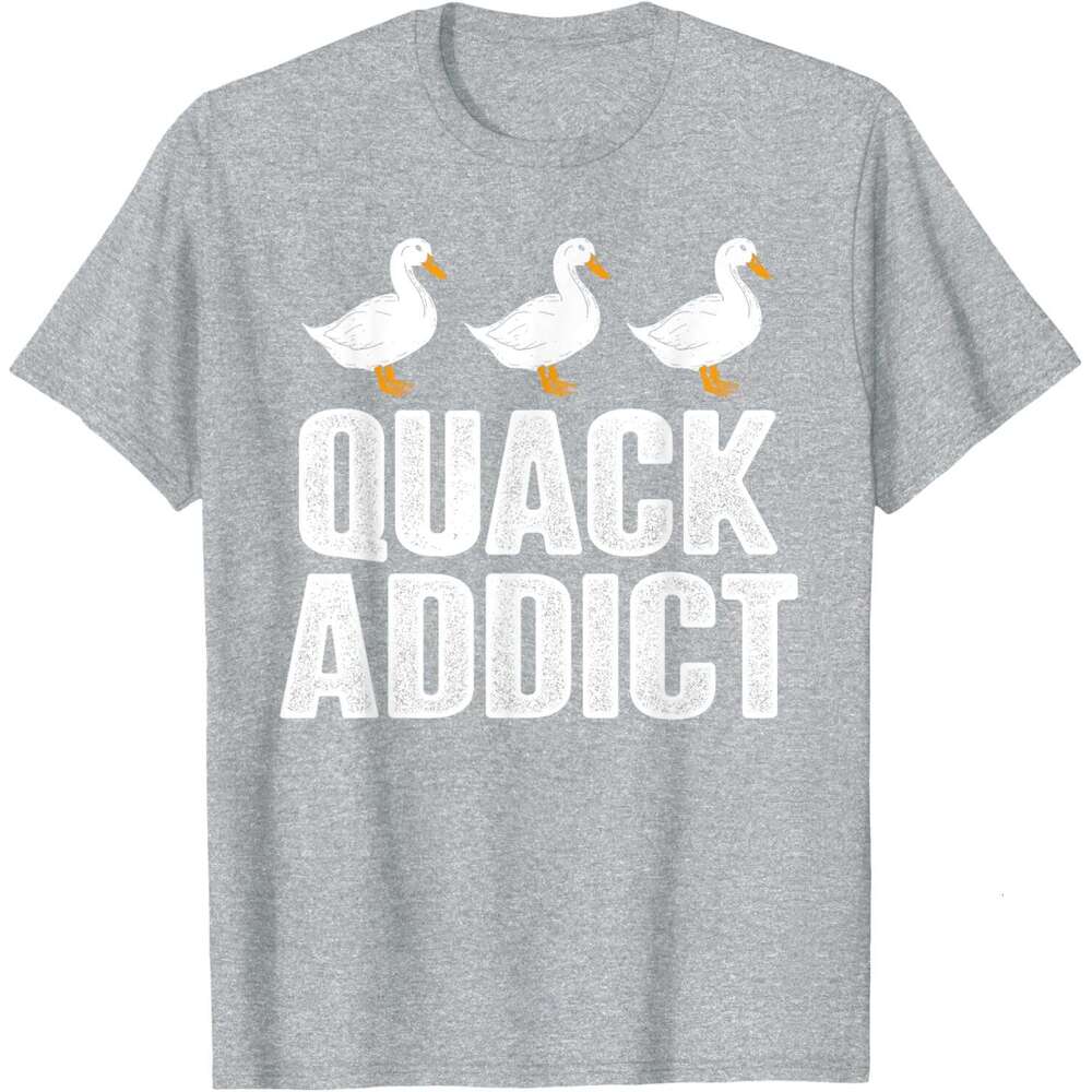 Summer shirts for Men graphic tee Funny Duck Lover T-Shirt Free shipping