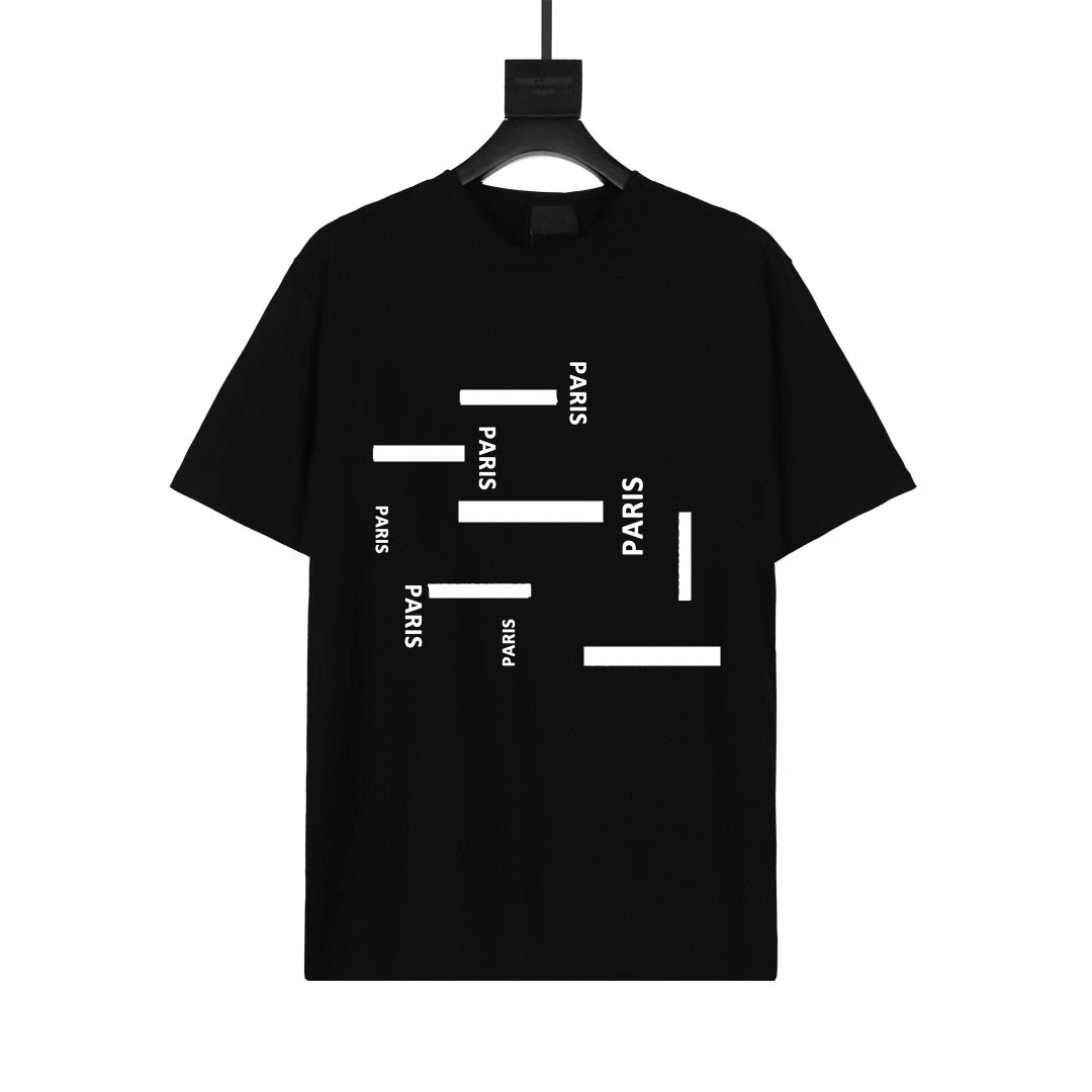 classic Mens Designer T Shirt Fashion Personality Big Printing Cotton Mans Tees Street Shorts Sleeve Clothes Tshirts