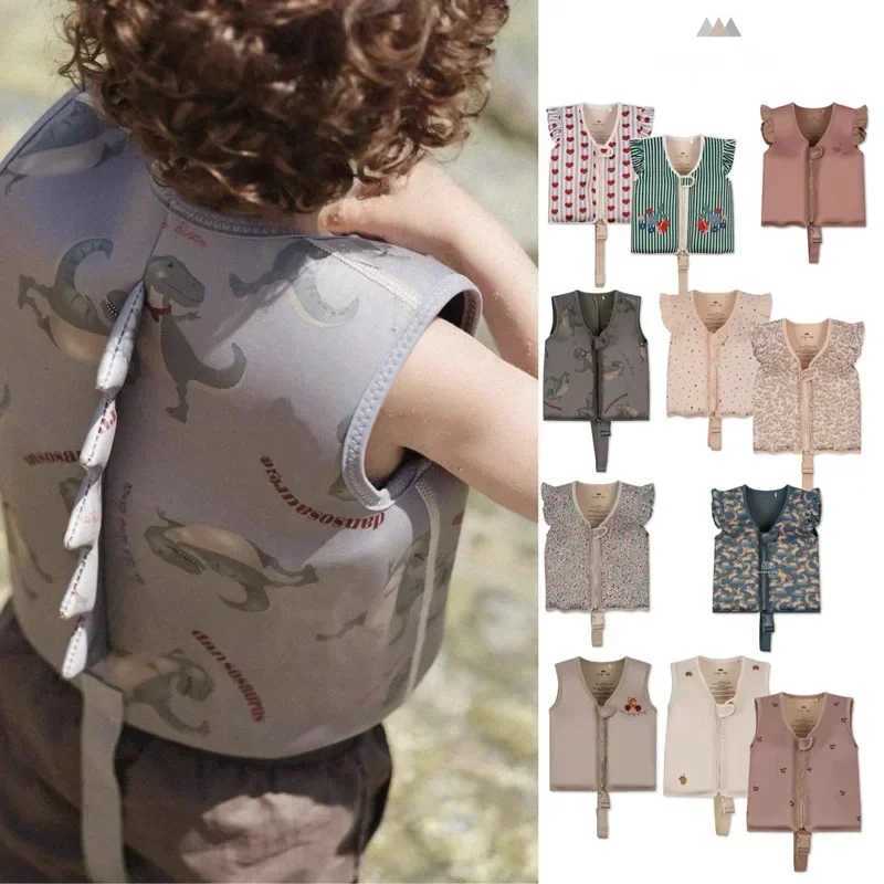 Lace baby buoyancy vest swimming assistance buoyancy vest inflatable childrens life vest baby swimsuit sunscreen vestW240724