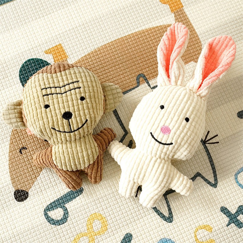 Manufacturer Wholesale Multiple Choice Animal Shapes Bite-Resistant Teeth Pet Squeaky Plush Dog Toy