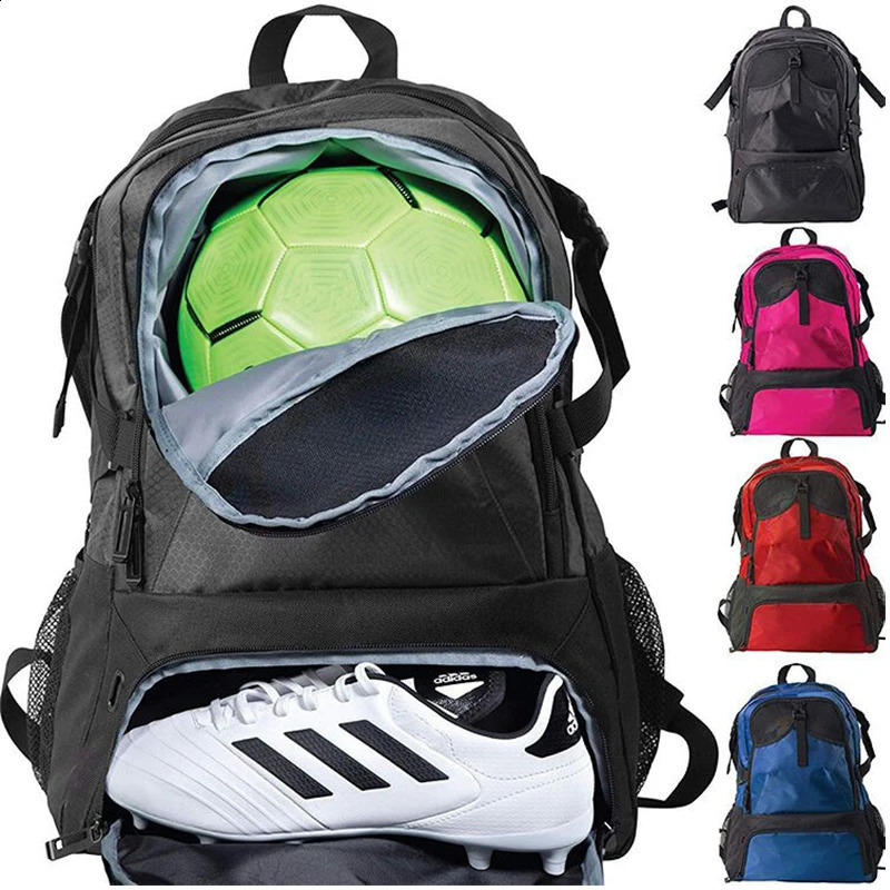 Youth Soccer Bag - Soccer Backpack Bags for Basketball Volleyball Football Includes Separate Cleat and Shoes Compartment 240726