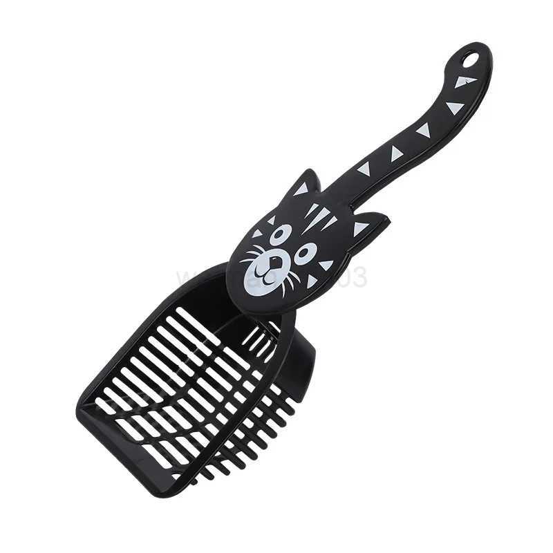 1pcs Cut-out Cartoon Plastic Cat Litter Scooper Home Indoor Dog Pet Cleaning Products Pet Poop ScooperCL240726